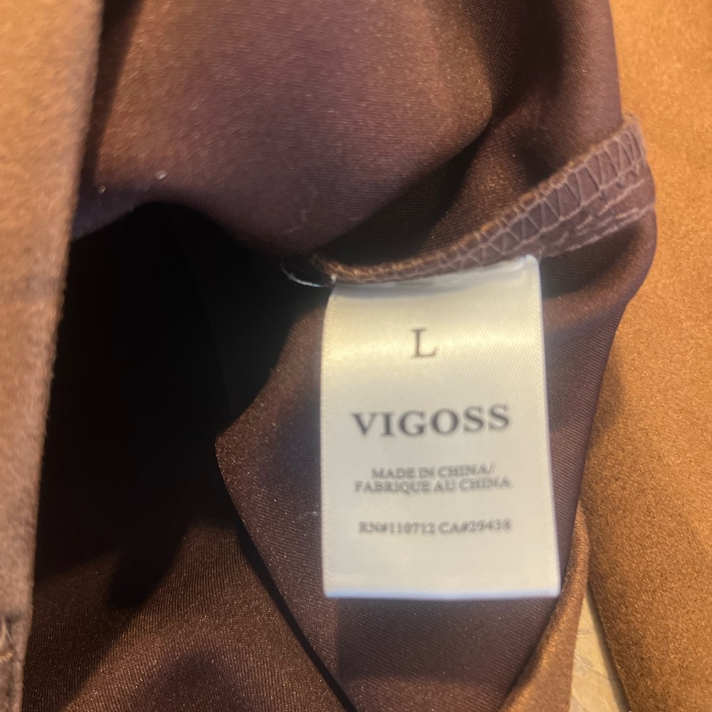 Vigoss faux‎ suede jacket button up. - Picture 4 of 5